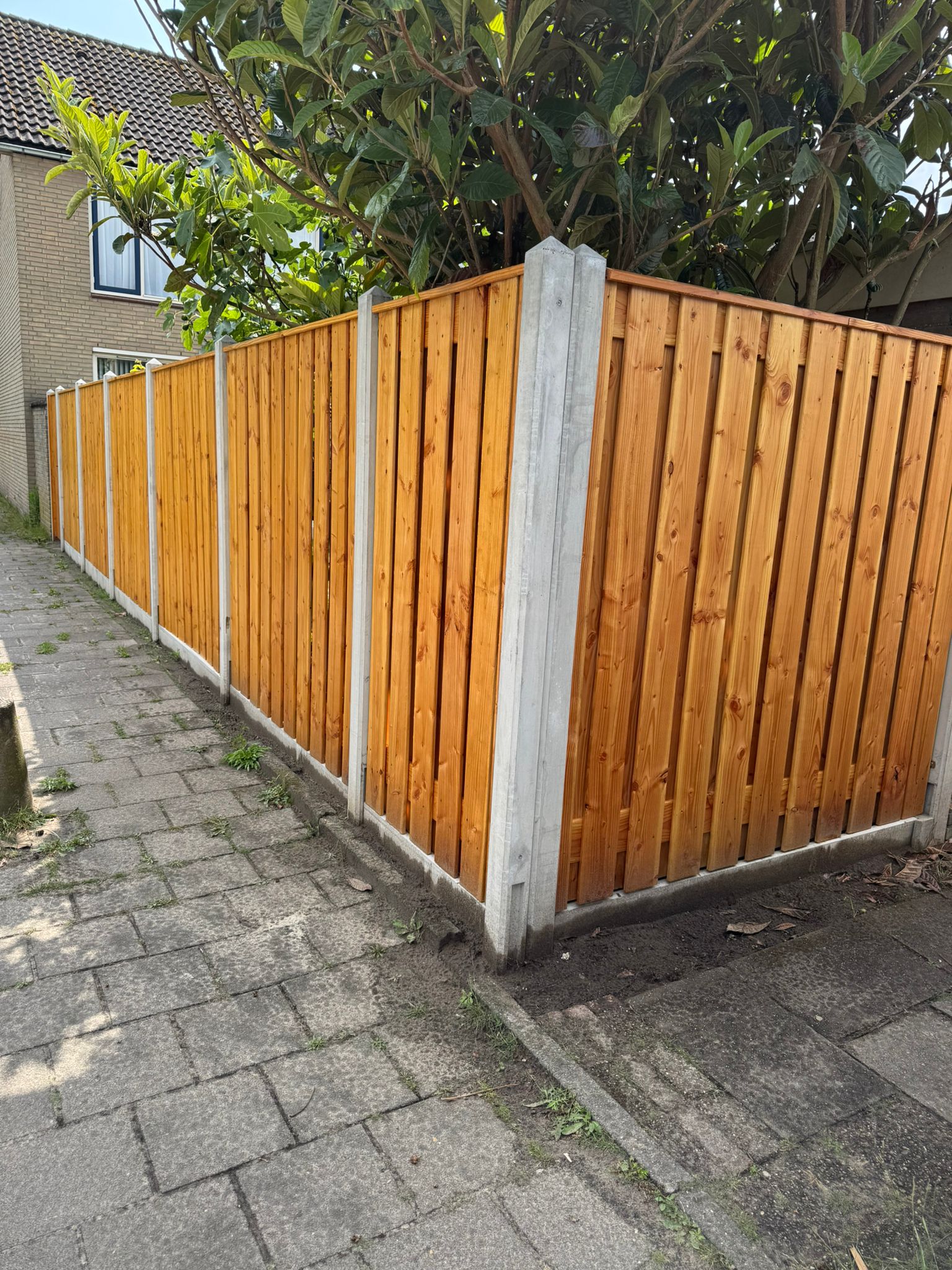 houten schutting/poort