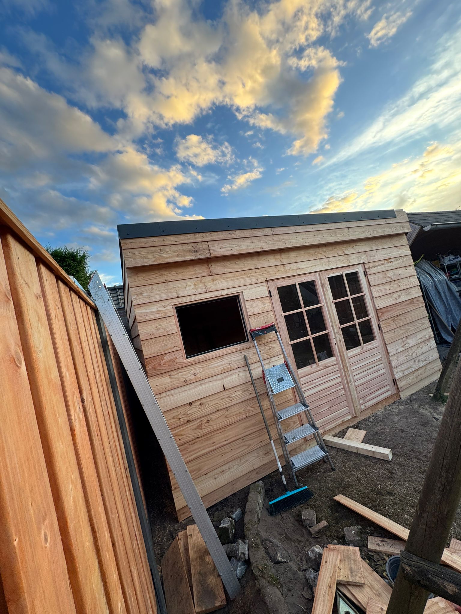 Houten schutting op maat — Klus Expert Breda (foto 29)